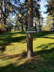 Green Burial Section in Cobourg Union Cemetery